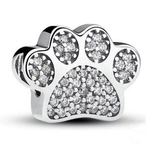 925?Sterling Silver Paw Charm